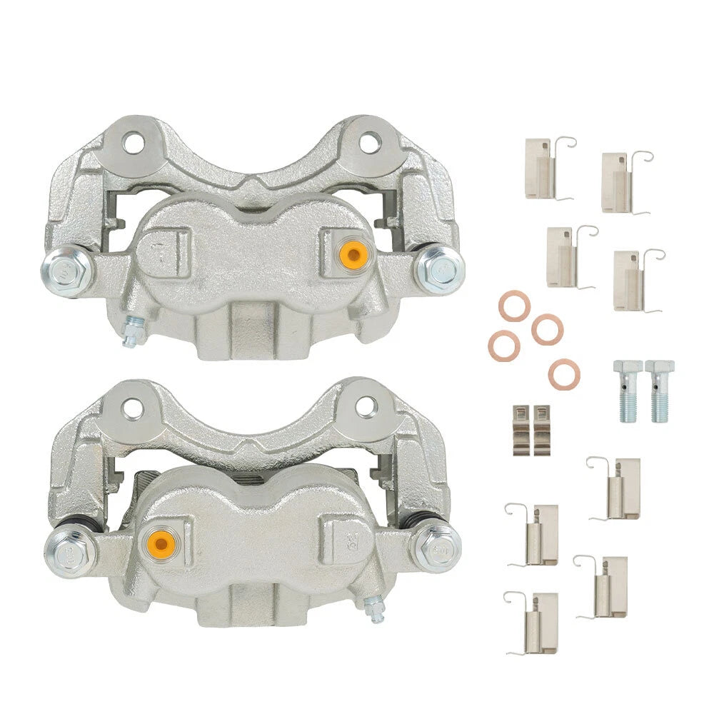 2X Front Brake Calipers with Bracket for Jeep Grand Cherokee (1999–2004)