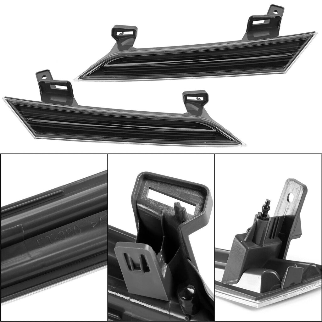 Pair Headlight Reflector Panels for Nissan Murano (2009-2014) Dark Gray
