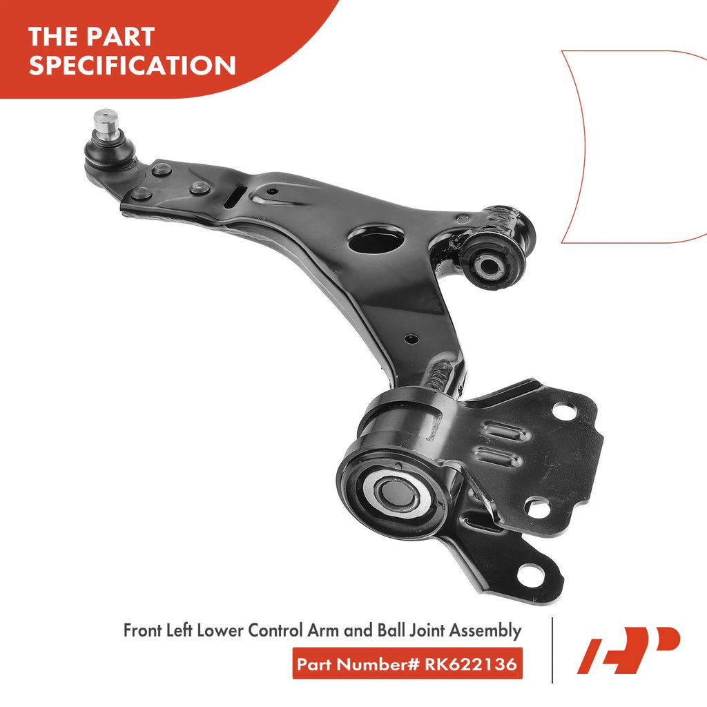 Front Left Lower Control Arm with Ball Joint for Ford Escape (2013-2019)
