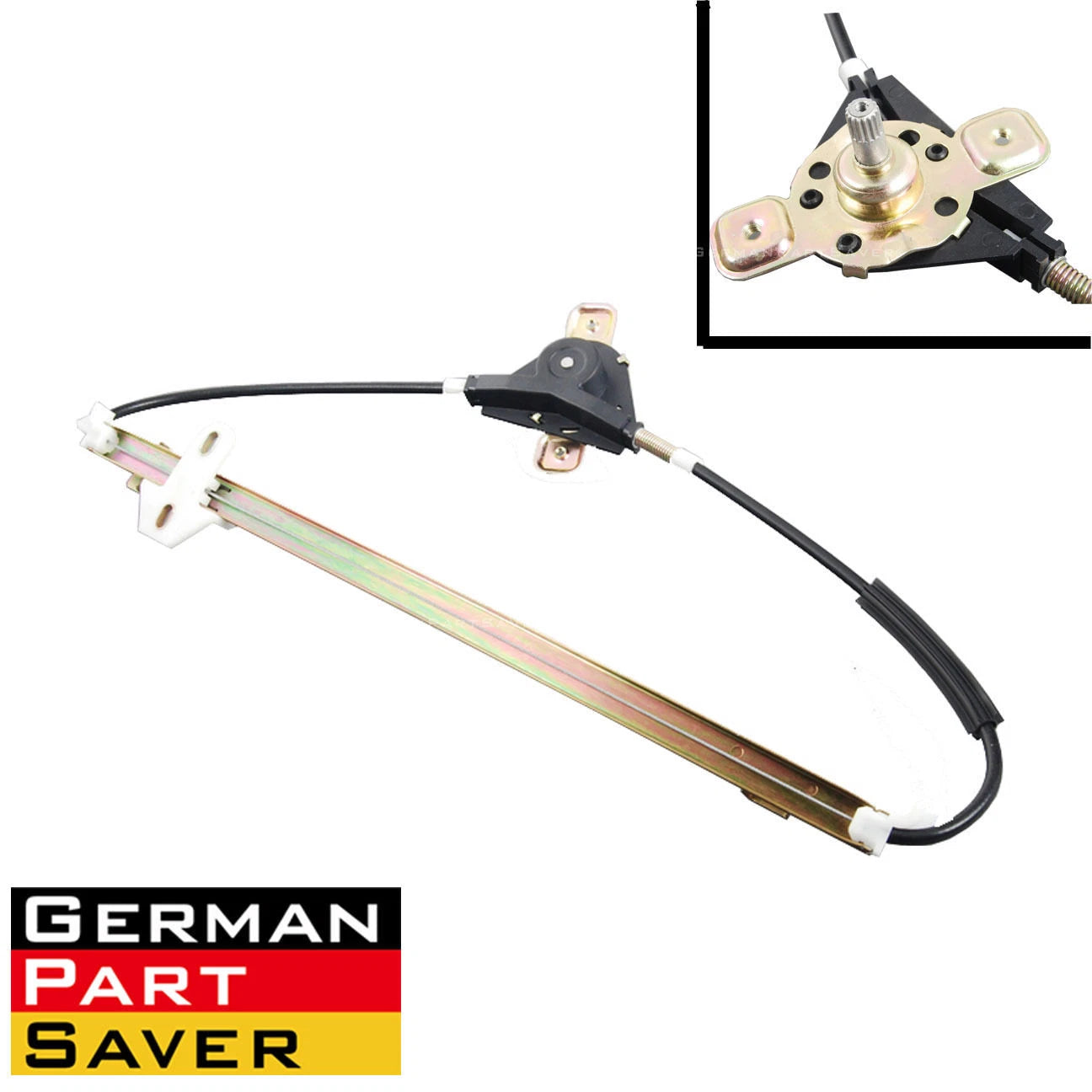 Rear Right Manual Window Lift Regulator for VW Golf Jetta (1985-1999)