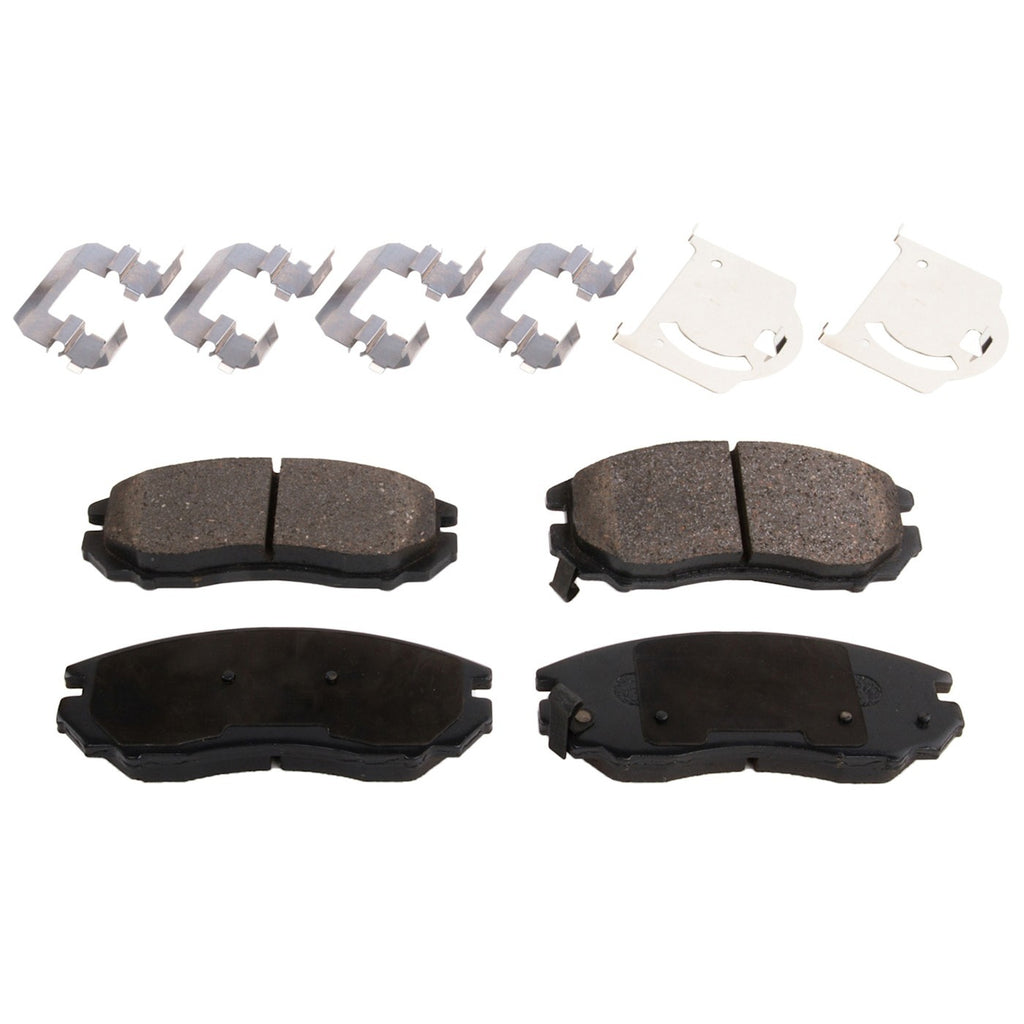 Front Brake Disc Rotors and Pads Kit for Hyundai Tiburon (2006–2008)