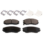 Front Brake Disc Rotors and Pads Kit for Hyundai Tiburon (2006–2008)