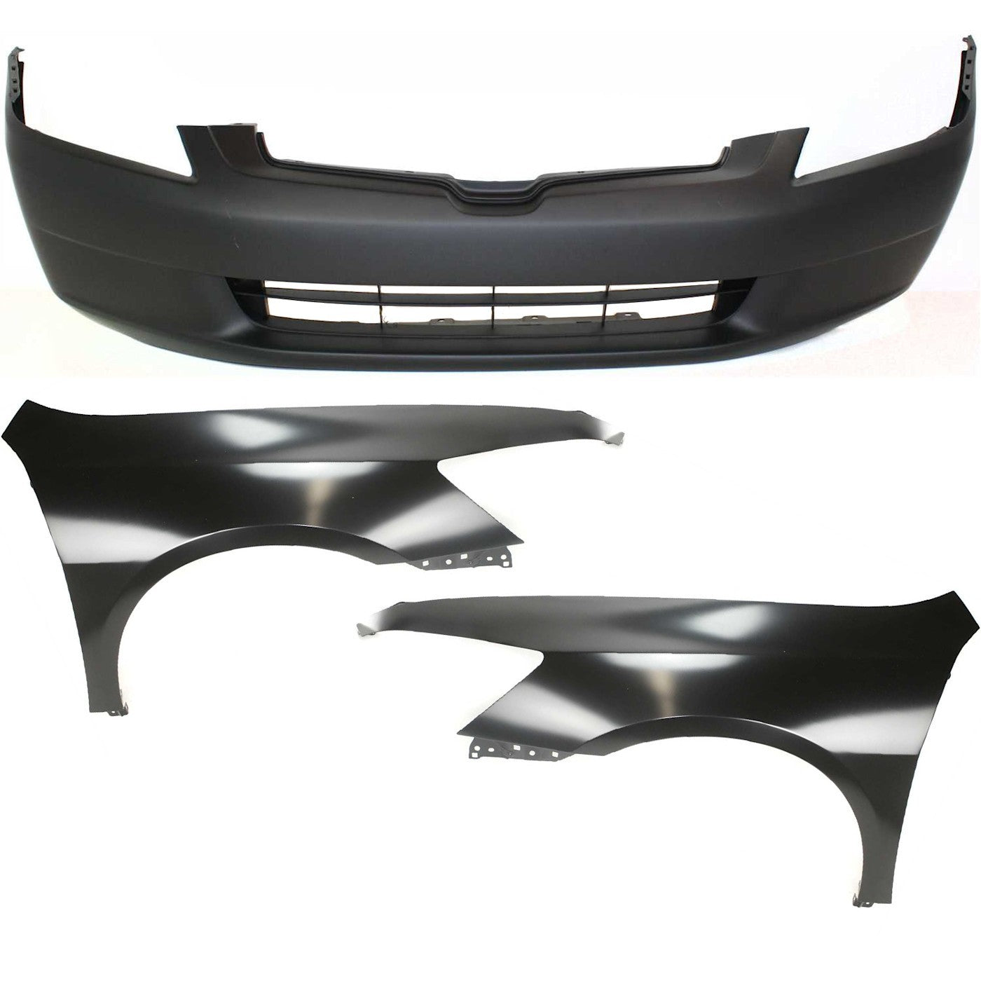 Fender Bumper Cover Kit for Honda Accord 2003–2005 4-Door Sedan