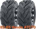 Set of 2 WANDA 16x8-7 ATV Tires for Honda ATC70 (1982–1985)