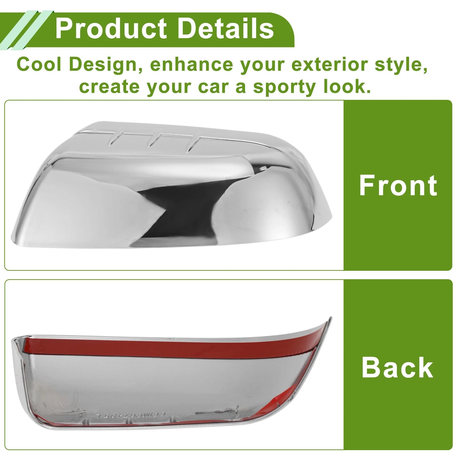 Mirror Cover Cap for Ford Edge (2011–2014) - Electroplating Color