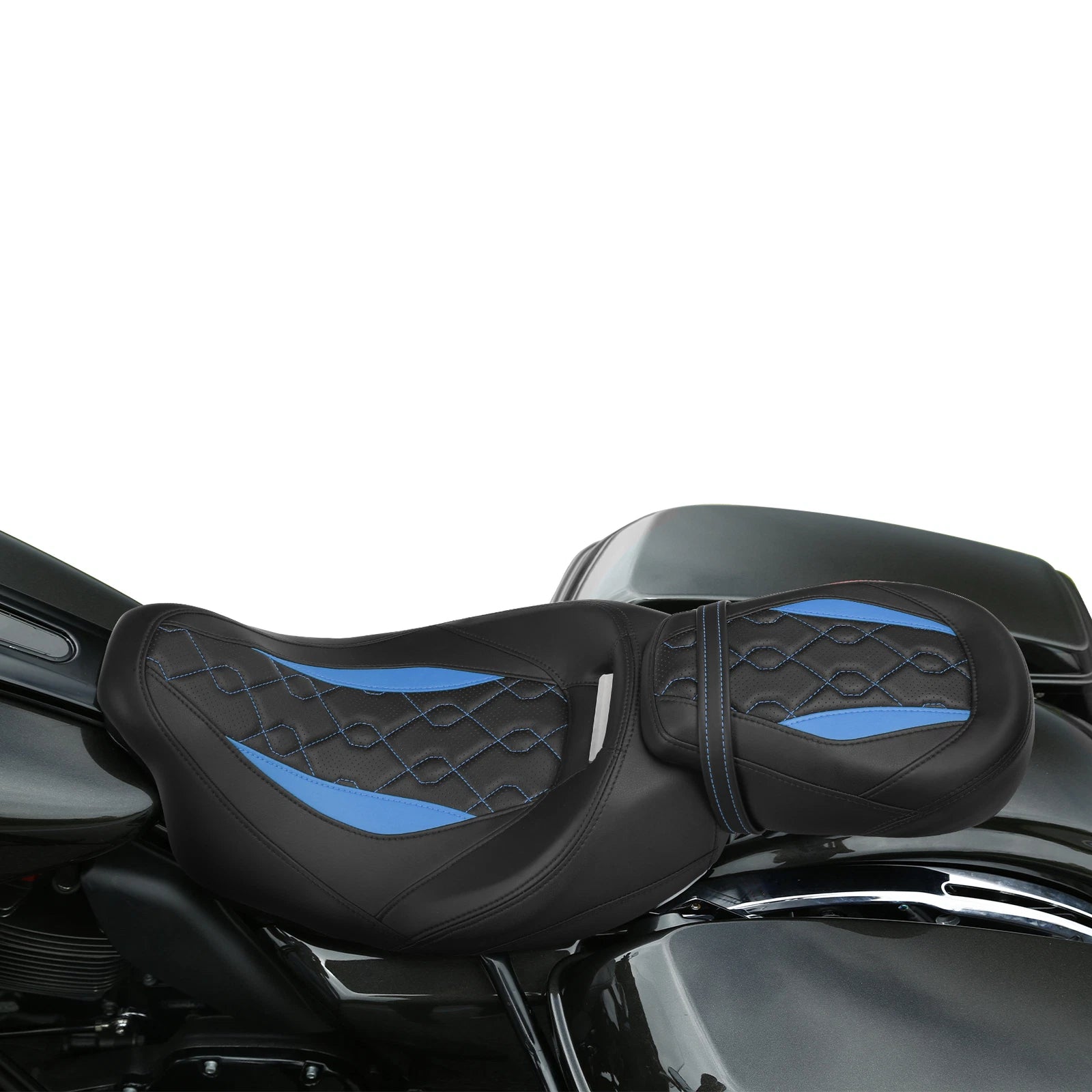 Gel Driver Passenger Pillion Seats for Harley Street Electra Glide (2009–2023)