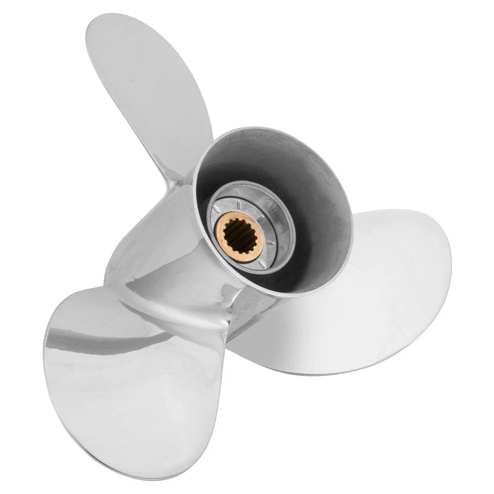 13 1/4 x 17 Stainless Steel Boat Propeller for Yamaha 50-130 HP (RH)