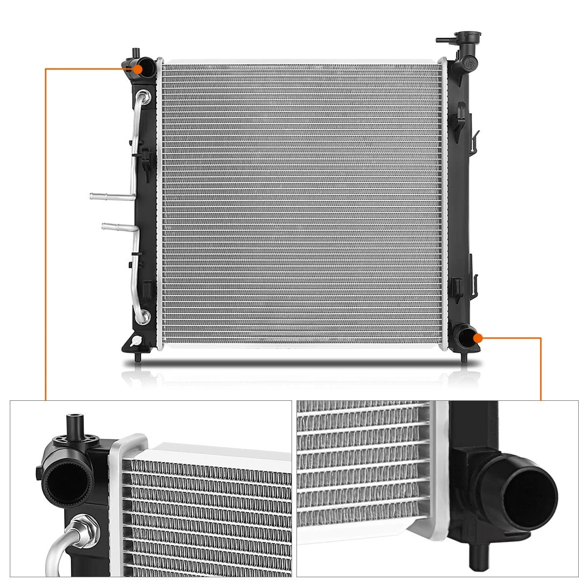 Aluminum Core Cooling Radiator DPI-13604 for Kia Optima 2.0T (2016–2018)