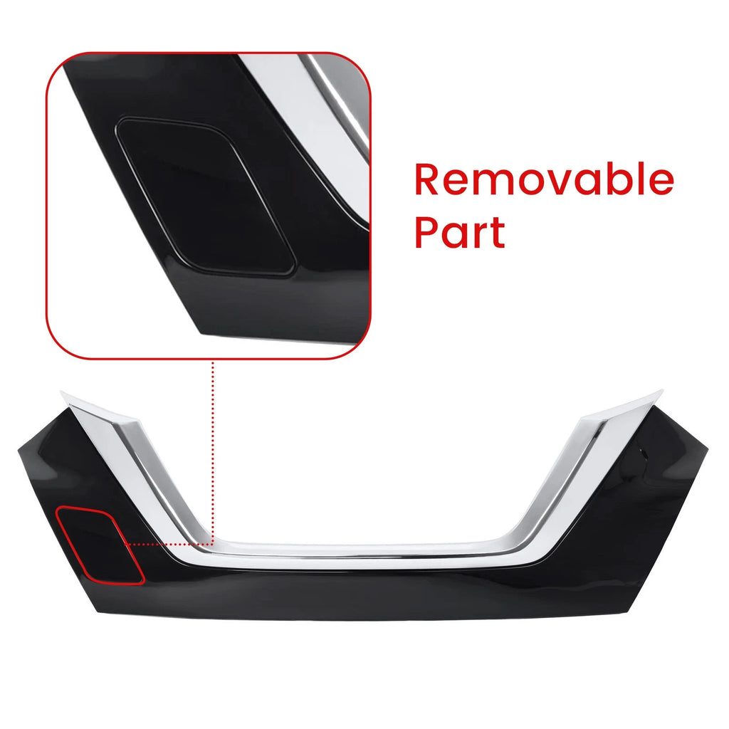 Front Bumper Grille Molding Trim Chrome for Nissan Versa (2020–2022)