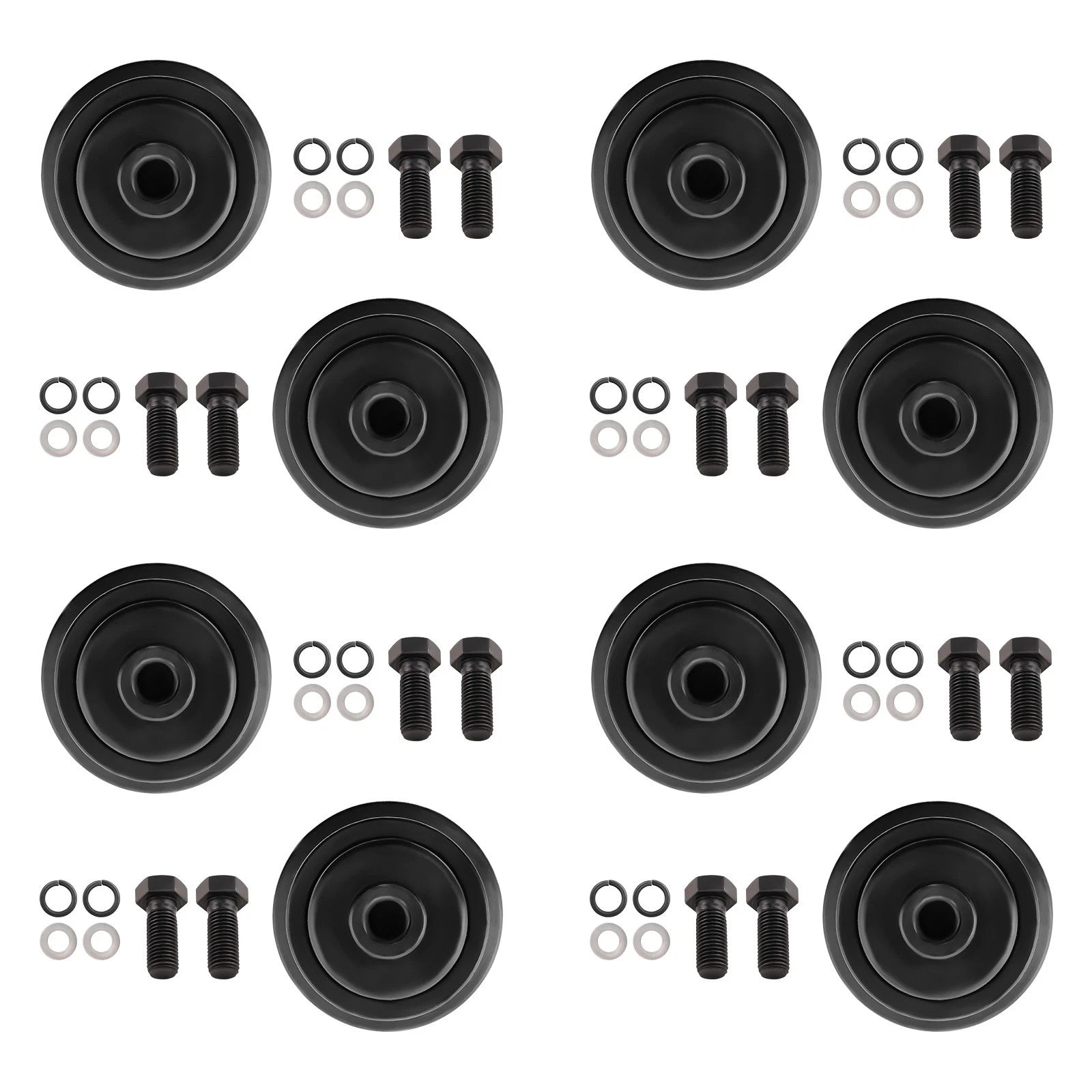 Set of 8 Bottom Roller Tracks for Bobcat 334 325 225 430 331 E42 E32 E35Z