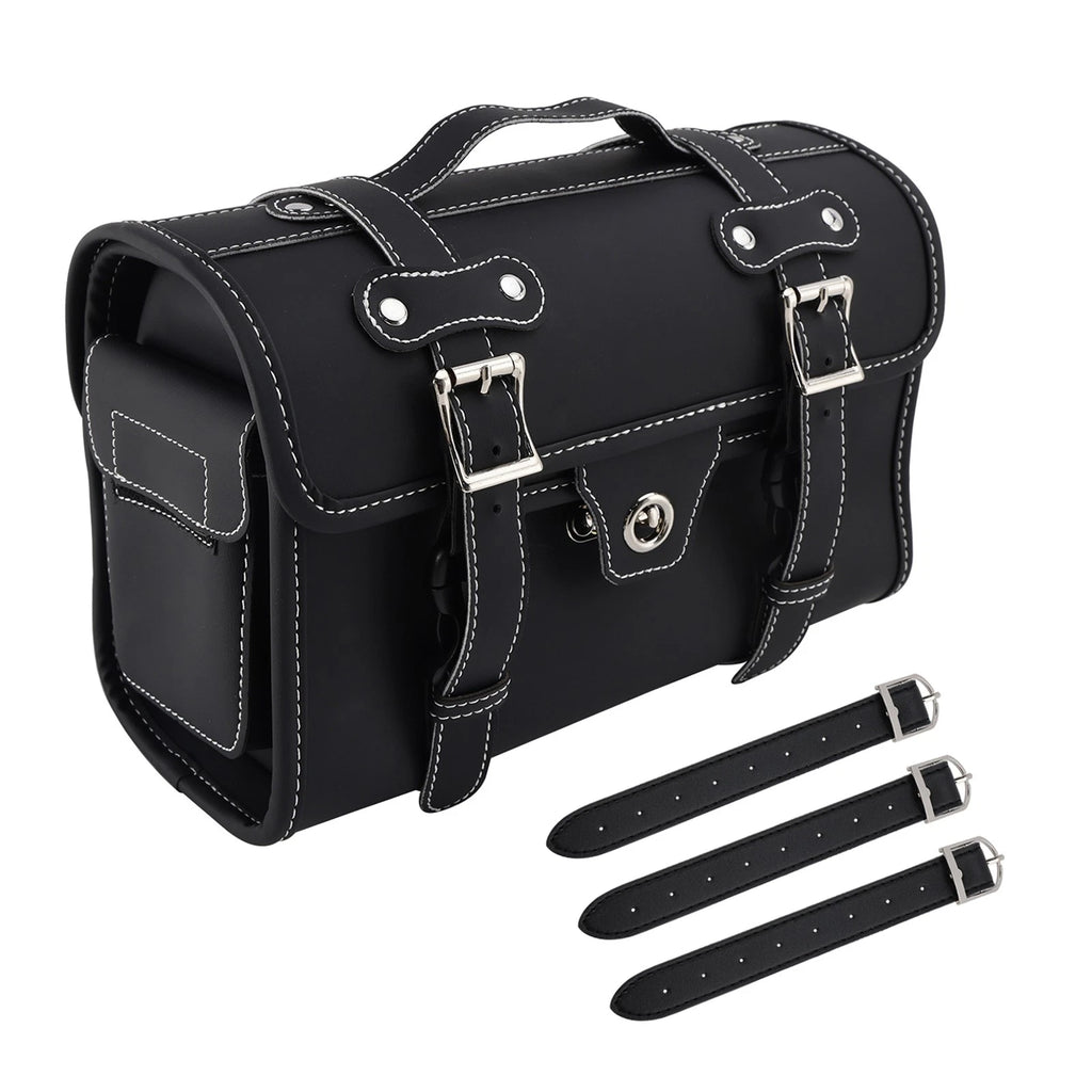 Saddlebag Storage Pannier for Scooter Motorcycle (White)