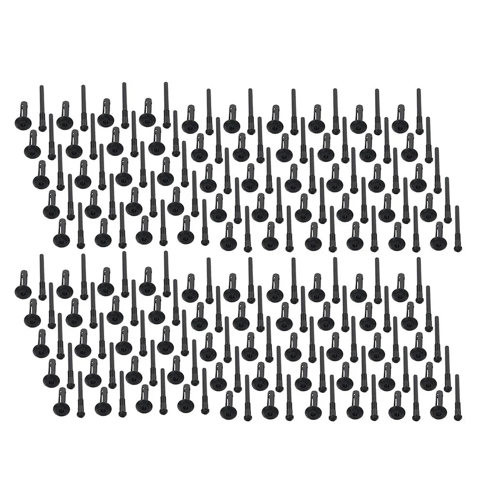 100Pc 1/4" Hole Flare Bumper Rivet Clips for Chrysler Jeep (2007-2018)