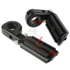 1.25" Highway Engine Guard Bar Foot Pegs for Harley Honda Yamaha (Fit 32mm)