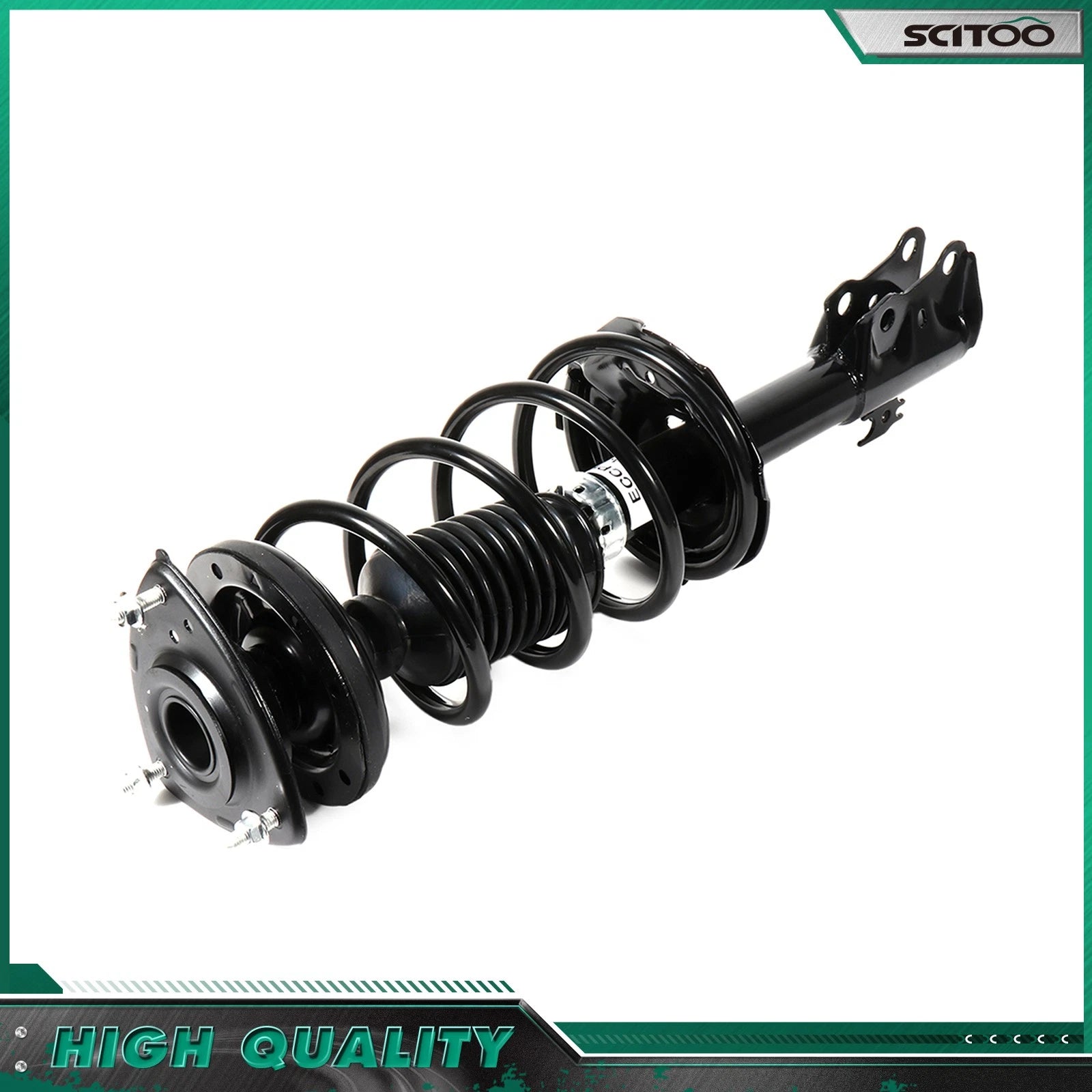 Front Pair Complete Strut Shock with Coil Spring Kits for Toyota Echo (2000–2005)