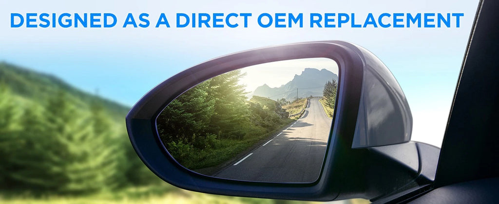 Driver Side Mirror Glass for Volkswagen Jetta Beetle (2011-2018)