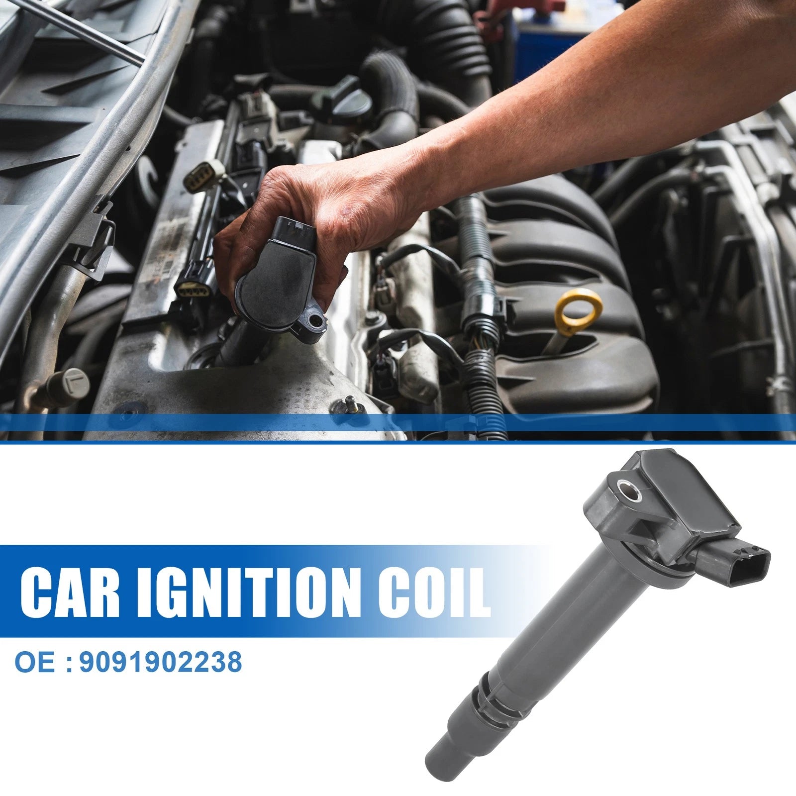 Ignition Coil No. 9091902238 for Toyota Celica (2000–2005) Rubber