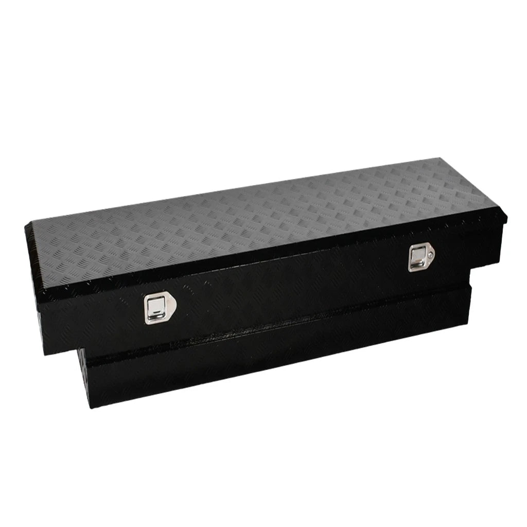 Black Aluminum Tool Box for Truck Pickup Trailer Storage (70"x20"x17.5")