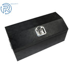 30" x 13" x 13" Black Aluminum Tool Box for Trailer Pickup Truck