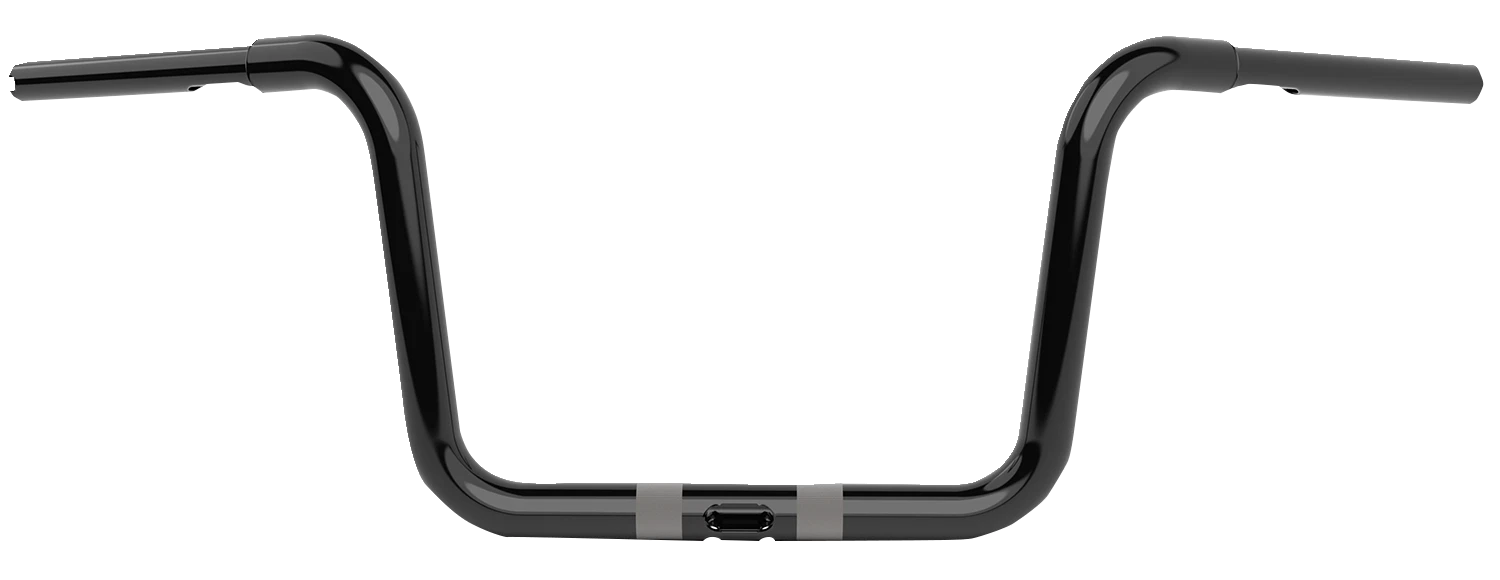 LA Choppers 10" Twin Round Handlebar for Motorcycle (LA-7324-10B)