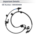 ABS Wheel Speed Sensor No. 59830D4000 for Kia Optima (2016–2020)