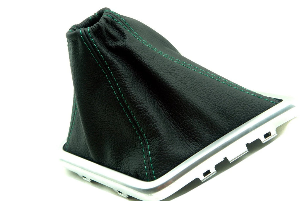 Manual Boot Leather Synthetic for Dodge Challenger (2008–2014) Green Stitch