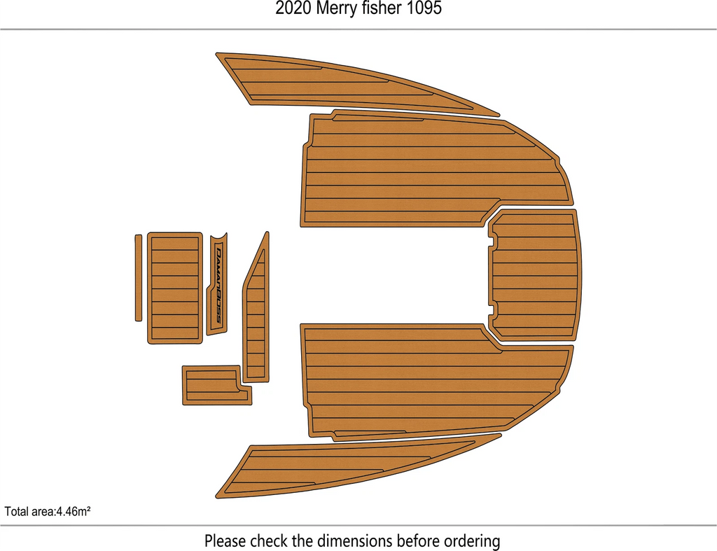 Swim Platform EVA Foam Pads for Merry Fisher 1095 (2020)