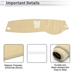 Dash Cover Mat for BMW 5 Series F10/F11 Beige Sun Protector Pad
