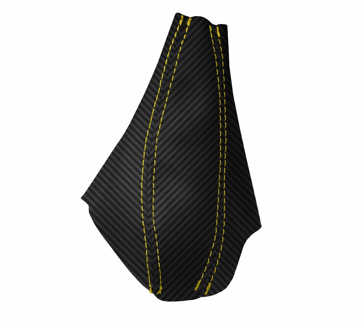 E Brake Boot Cover for BMW F30 F31 F32 F33 F34 F35 (2014–2019) Carbon Fiber Yellow Stitch