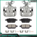 Rear Brake Pads & Calipers Set for Lincoln MKZ (2007–2012)