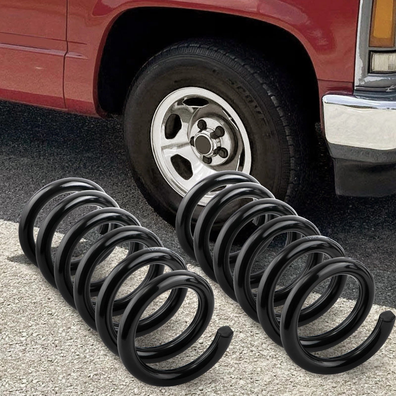 3" Front Lowering Coil Springs Drop Kit for Chevy GMC C1500 (1988–1998)