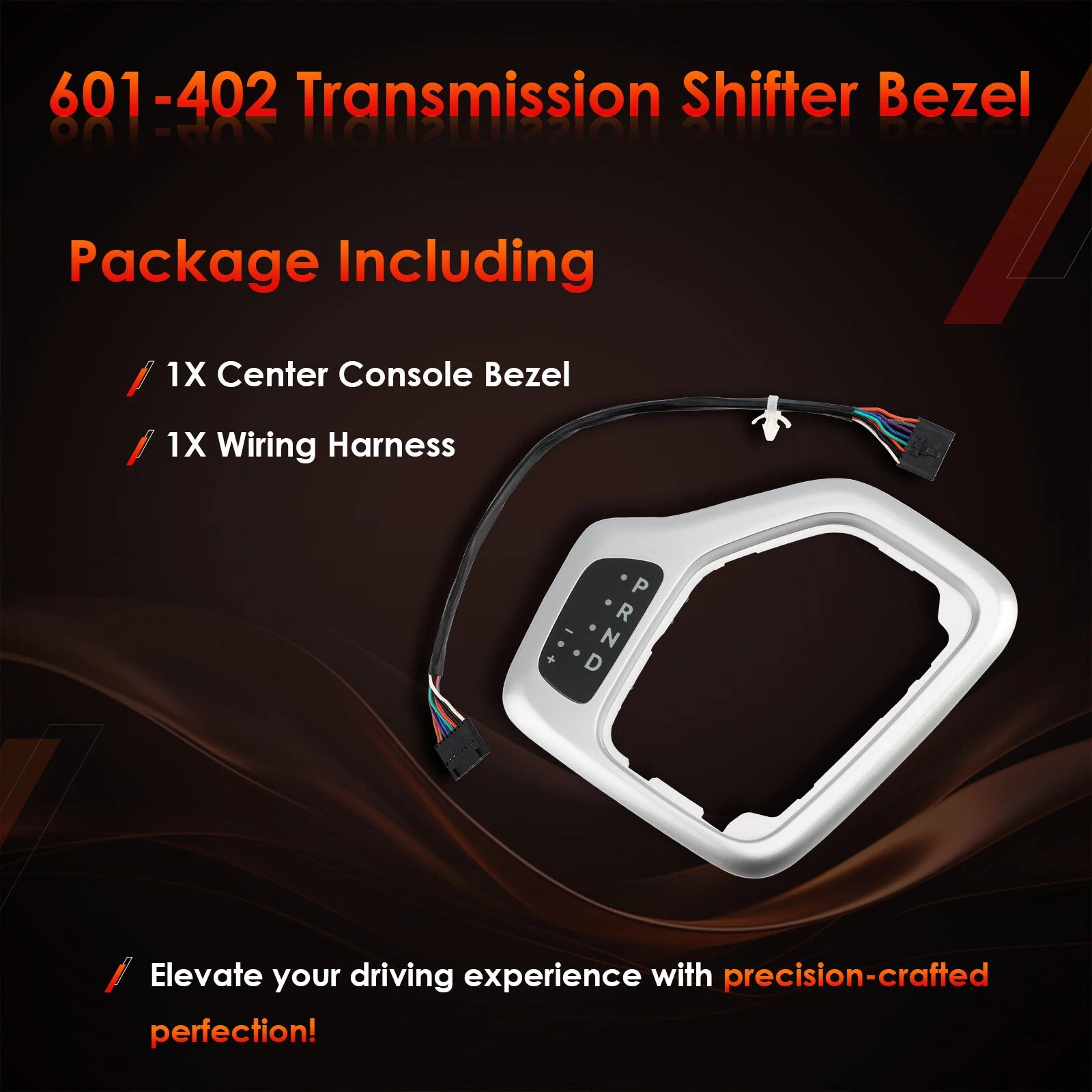 Transmission Gear Shifter Bezel with Harness for Jeep Cherokee (2014-2018)