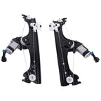 2X Window Regulator w/ Motor for Fiat 500 (2012–2019) Front L&R 68070266AC 68070267AC