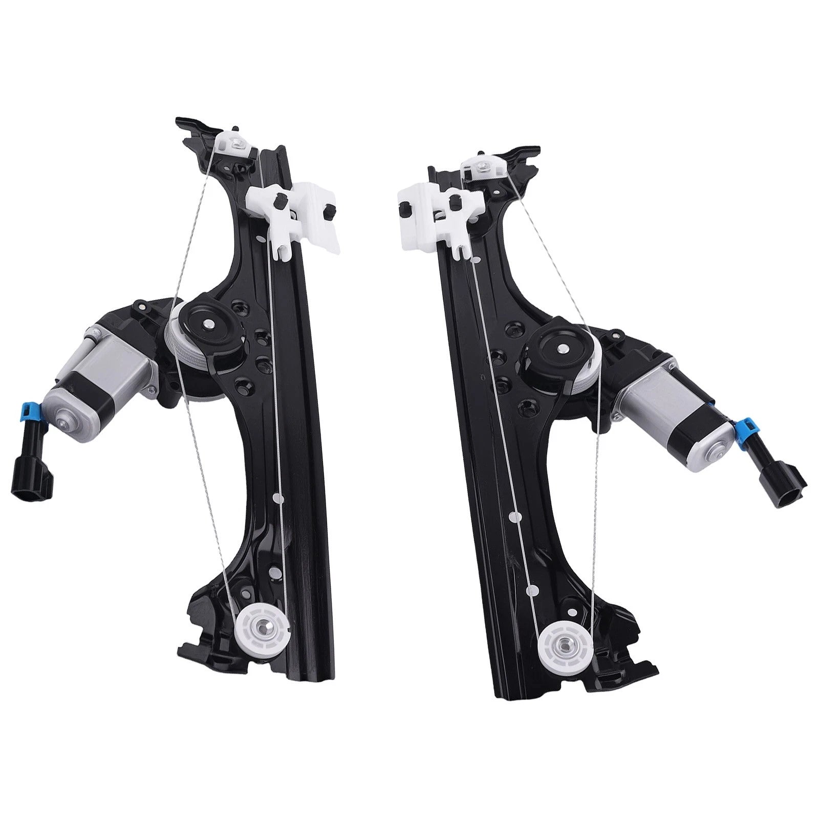 2X Window Regulator w/ Motor for Fiat 500 (2012–2019) Front L&R 68070266AC 68070267AC