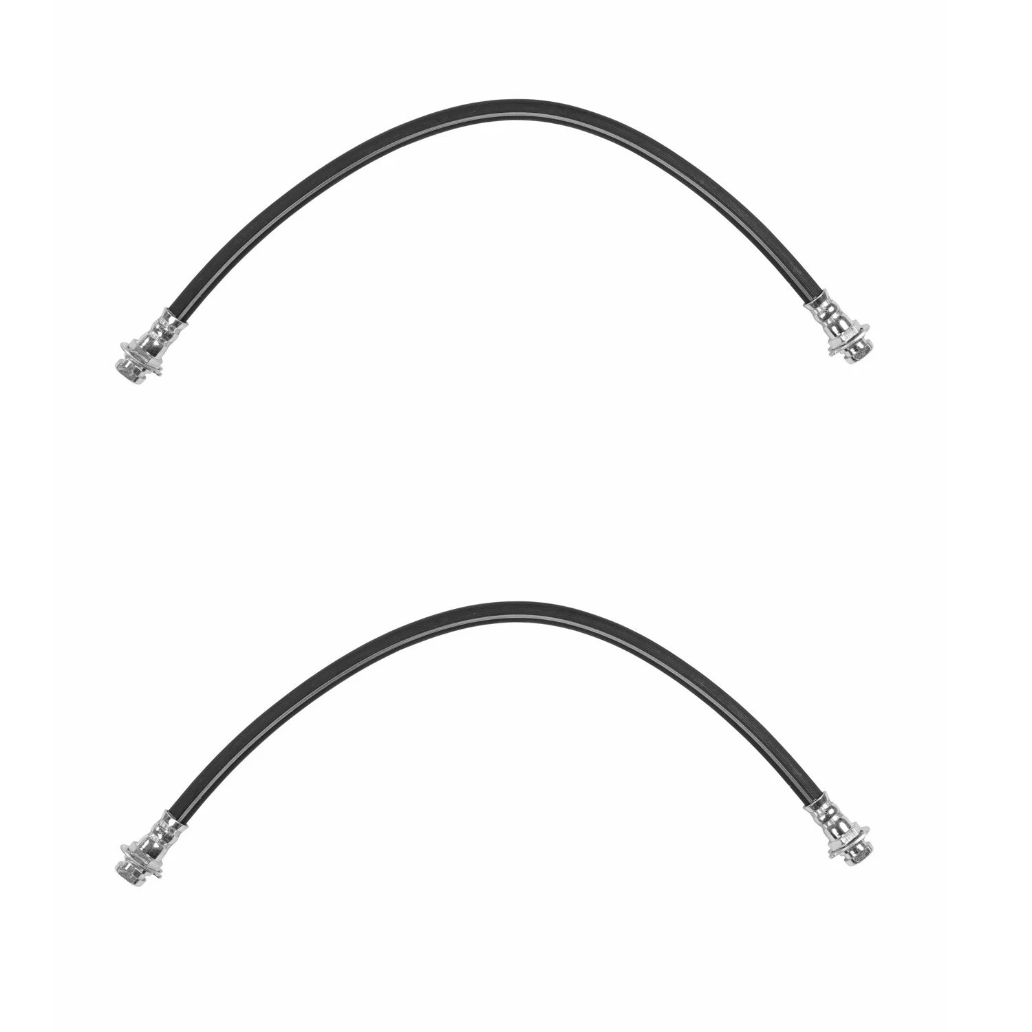 Set of 2 Front Brake Hydraulic Hoses for Ford F-100 F-250 (1975–1996)