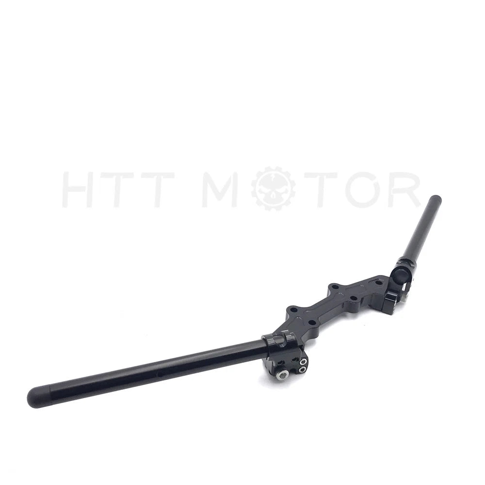Clip-On Adapter Plate Handlebar Set for Yamaha MT-07 FZ-07 (2014–2017) Black