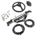 Hydraulic Outboard Steering System Kit for Boats (300HP, 14 FT Hose)