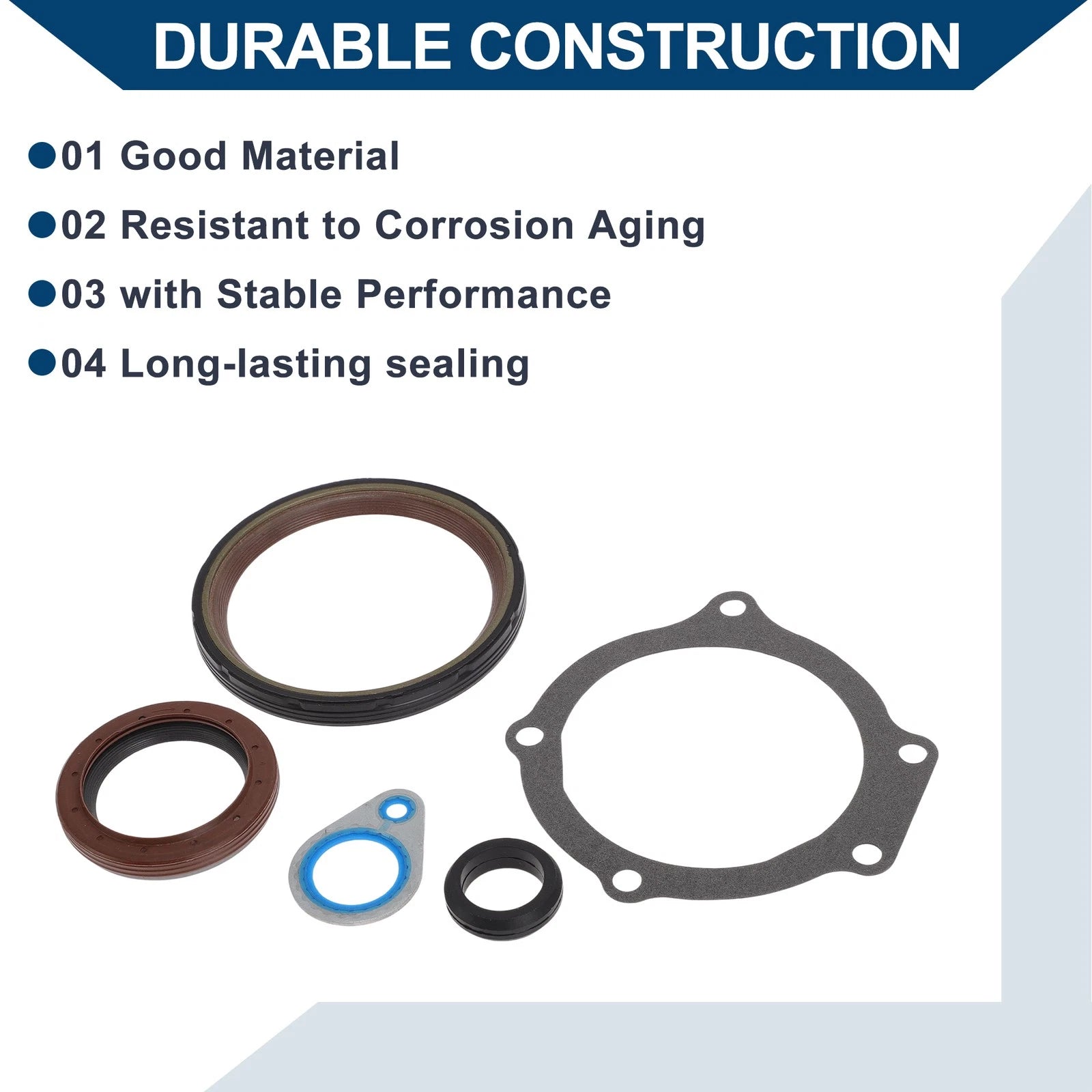 Set of 1 Engine Timing Cover Gasket TCS45052 for GMC Envoy (2004–2009)