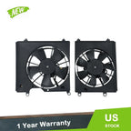 Fan Assembly with Shroud for Acura ILX (2016–2021) L4 2.4L A/C Condenser
