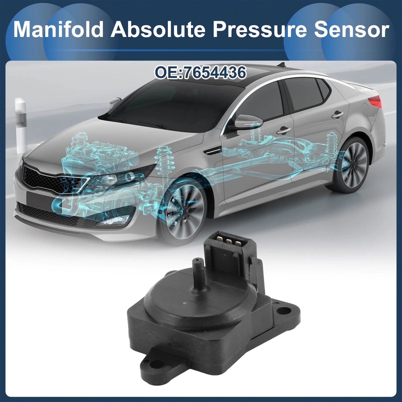 MAP Pressure Sensor No. 7654436 for Ford Sierra 