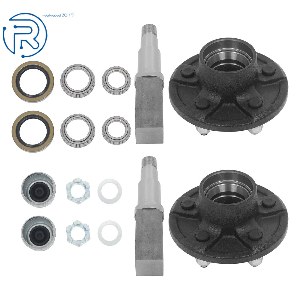 Trailer Axle Kit 3500# Square Spindle for Camper RV (Idler Hub #84)