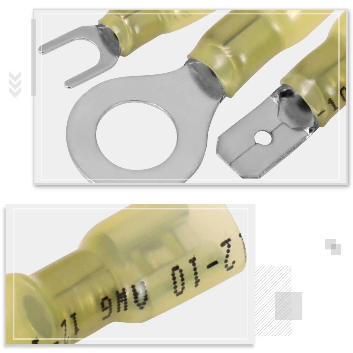 250 Pcs Translucent Nylon Electrical Wire Connectors for