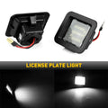 LED Clear License Plate Lights for Ford F-150 (2015–2021)