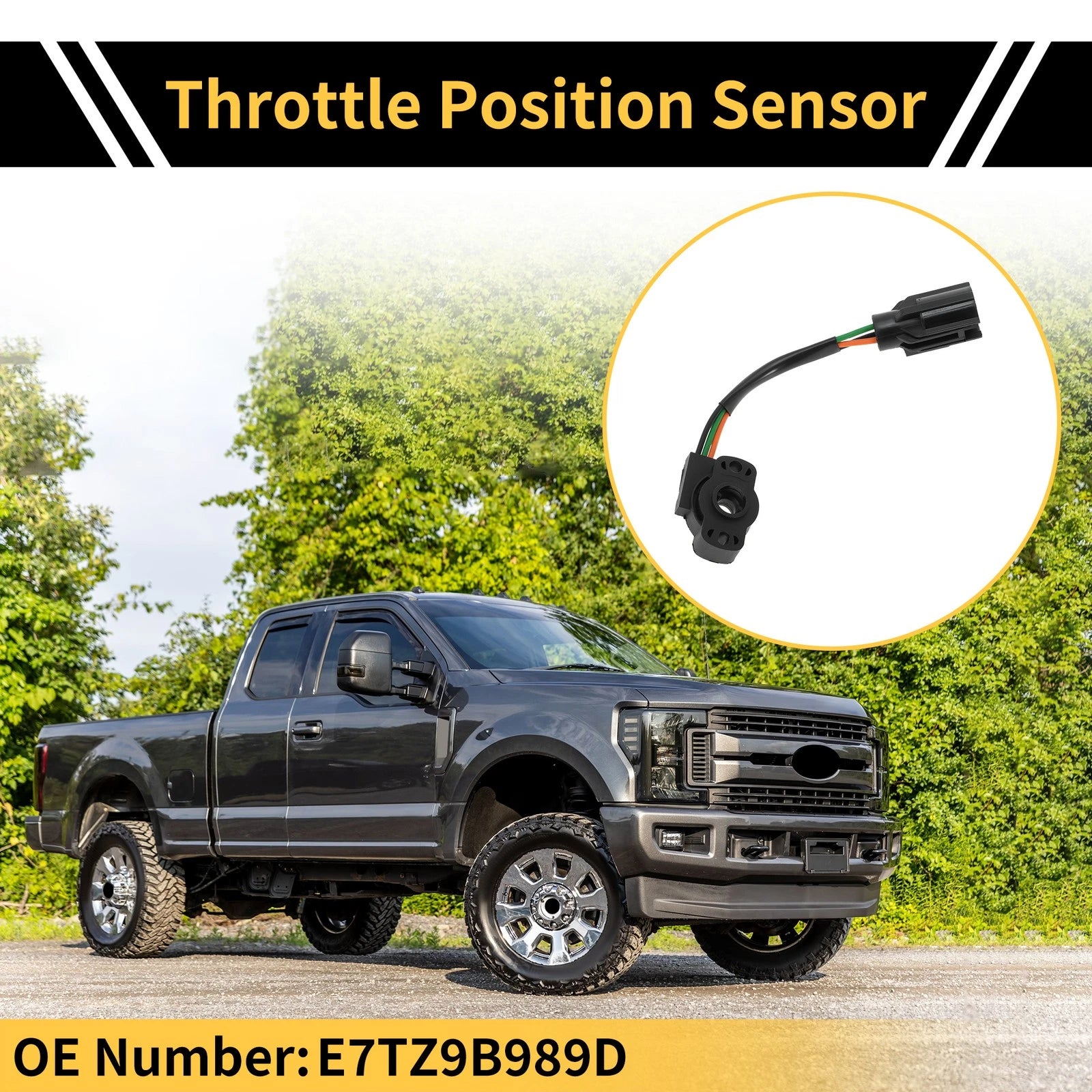 Throttle Position Sensor TPS for Ford F-150 F-250 (1985–1995) No.E7TZ9B989D