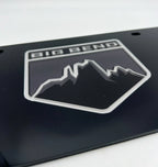Acrylic Premium Black License Plate Cover for Ford Bronco Big Bend (2021–2024)