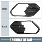 Front Right Fog Light Grille Cover Trim for Ford Escape Kuga (2017–2019) Black