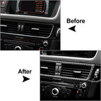 Carbon Fiber Air Conditioning Vent Outlet Cover Trim for Audi Q5 SQ5 (2009-2023)