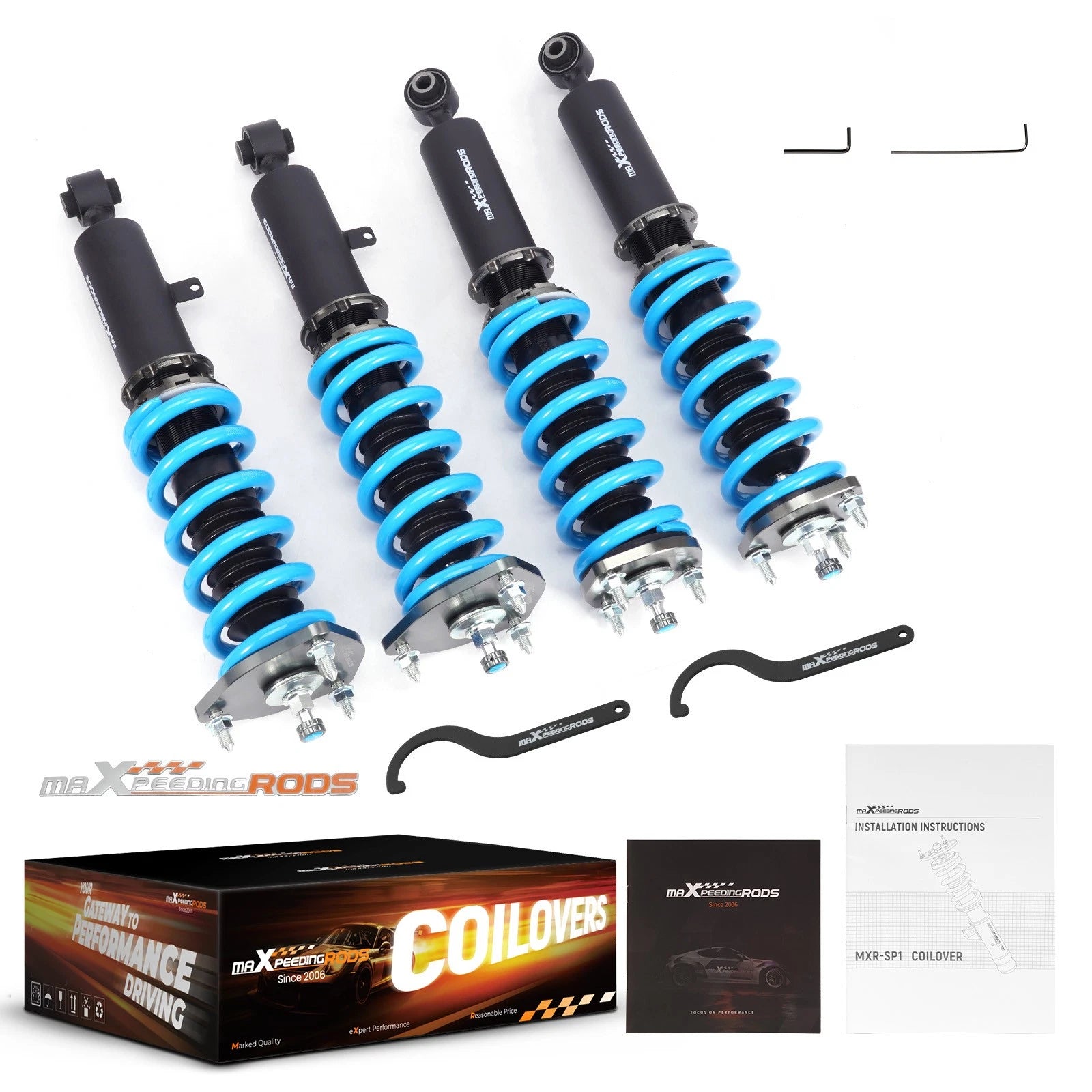 24 Level Adjustable Coilovers for Lexus GS300 GS400 GS430 (1998–2005) RWD