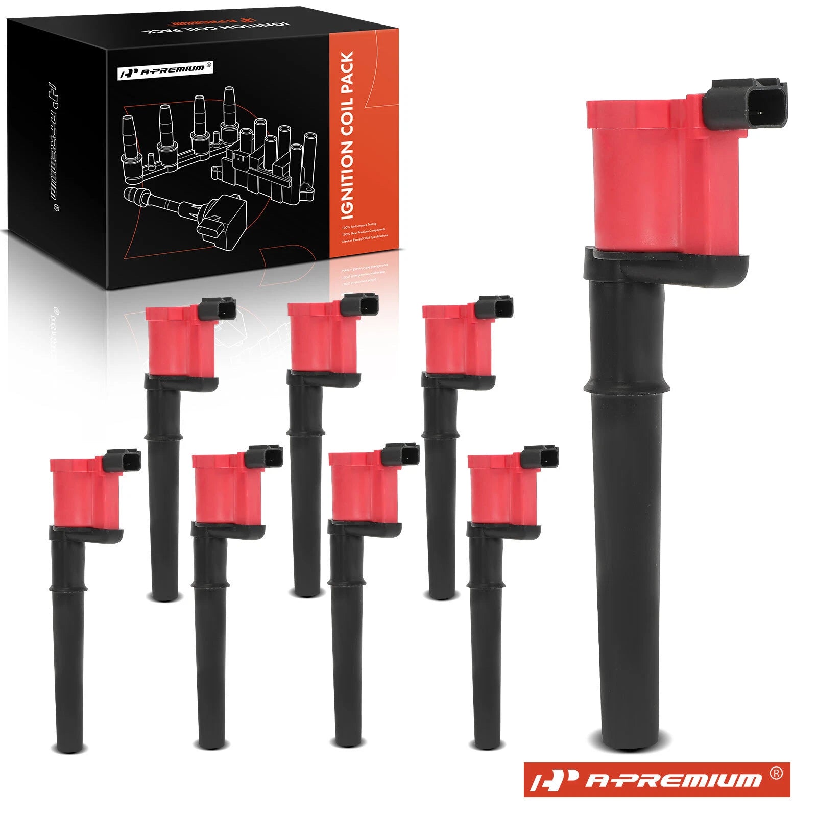 8x Ignition Coil for Ford Mustang Lincoln Navigator 