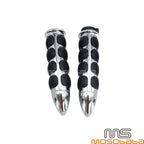Chrome Spike Throttle Control Hand Grips 1'' for Honda VTX1300 (2003-2009)