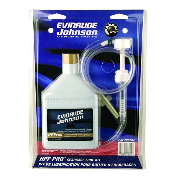 Evinrude HPF Pro Gearcase Lube Kit 0778754 for Evinrude Outboards
